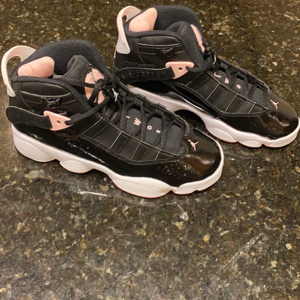 Brand New with box- Jordan 6 Rings- pink and black